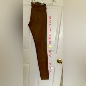 EXTREME SKINNY METALLIC LOOK, AG JEANS.